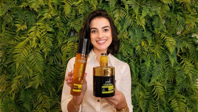 Gaby Toledo é Consultora Capilar e Técnica Kione