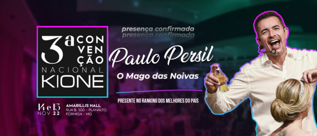 Paulo Persil, o Mago das NOivas Kione Evento curso de penteados Formiga-MG Marca Profissional Cabeleireiros