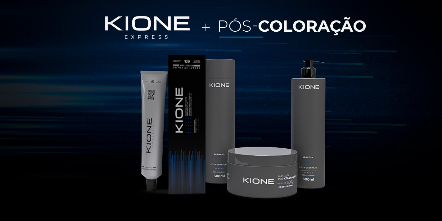 Kione Express Linha Pós-ColoraçãoA Dupla Imbatível para Cabelos Radiantes!